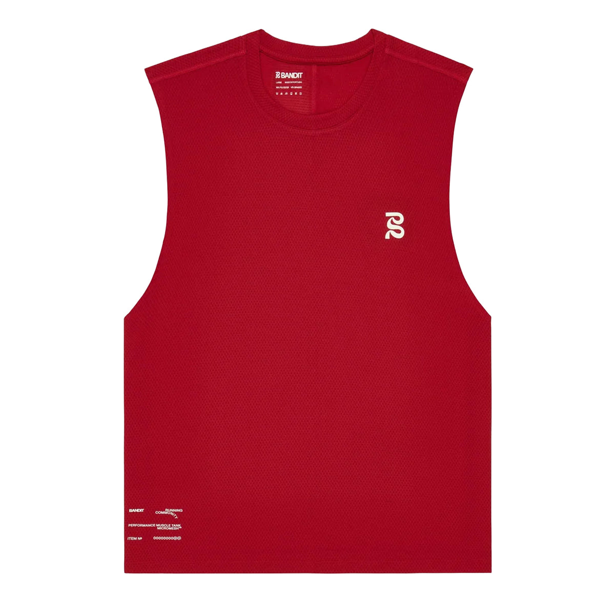 Men's Micromesh Run Tank Oxide Red