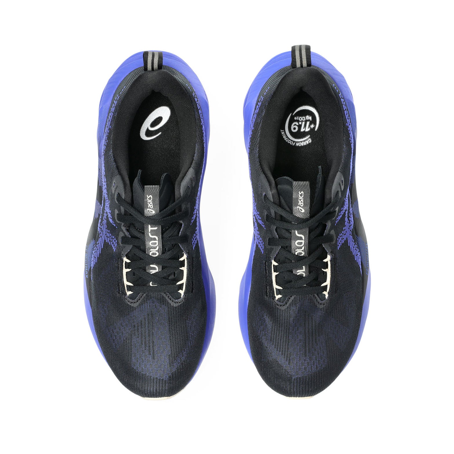Asics Men's Novablast 5 Running Shoes Black / Cobolt Burst at