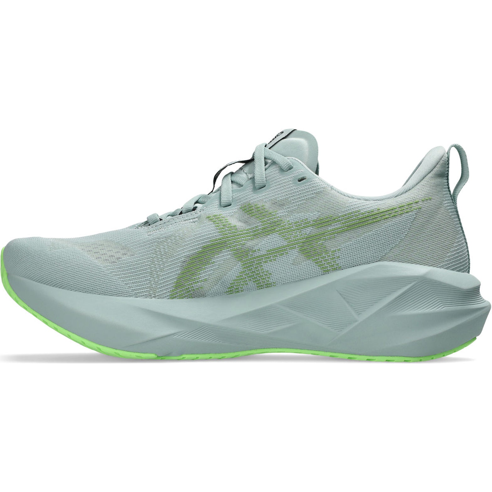 Asics Men's Novablast 5 Running Shoes Cold Moss / Light Orange at