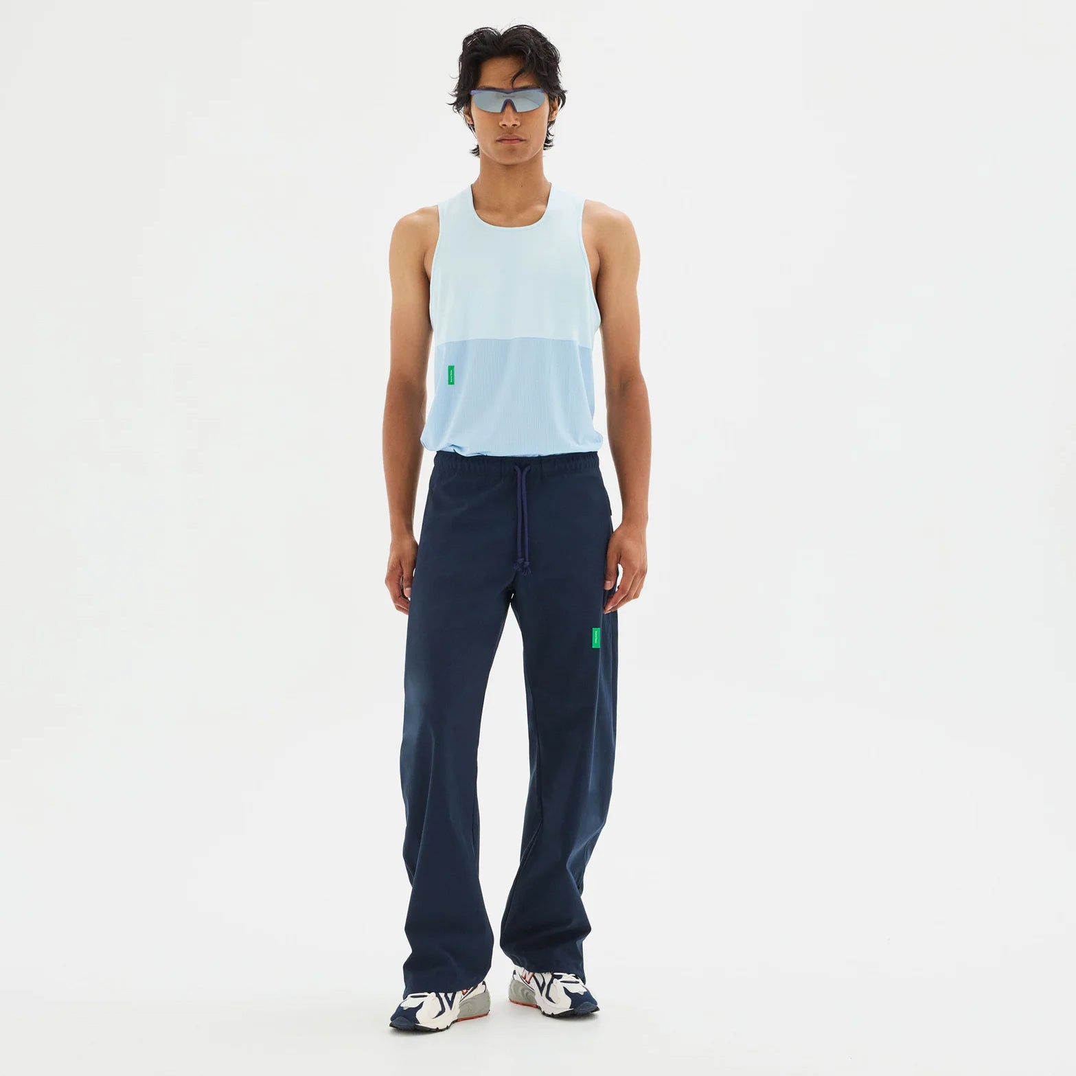 District Vision Men's Paneled Training Singlet Frost at Achilles Heel