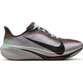 Men's Nike Pegasus 42 Running Shoes Ironstone Sea Glass Arctic Green Black outer side view showing full-length curved Air Zoom unit with ReactX foam midsole for propulsive energy return