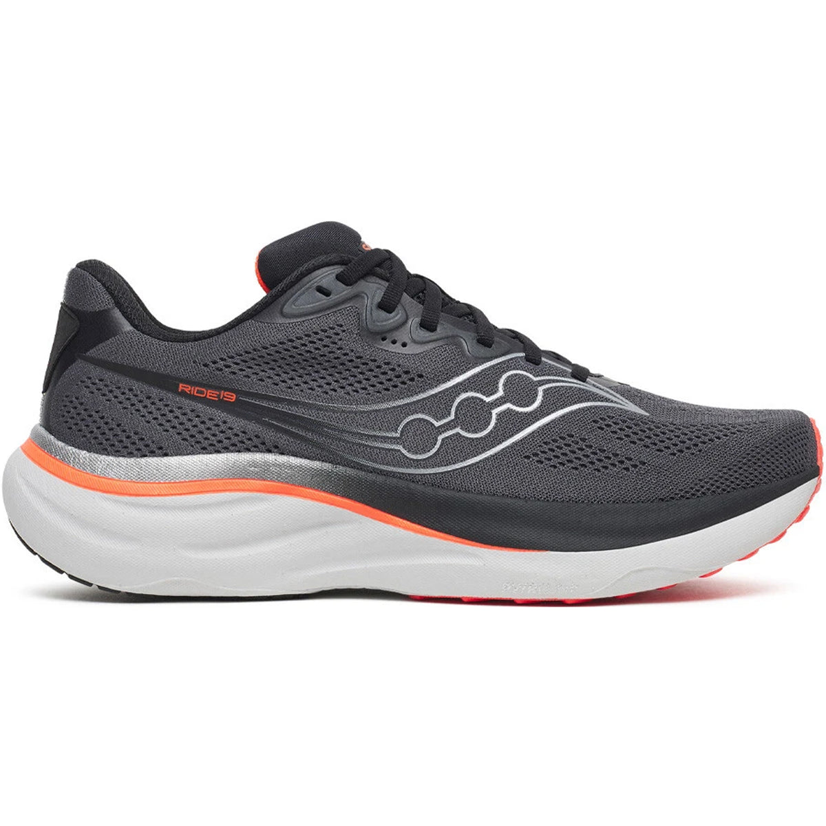 Men's Ride 19 Running Shoes Carbon / Black