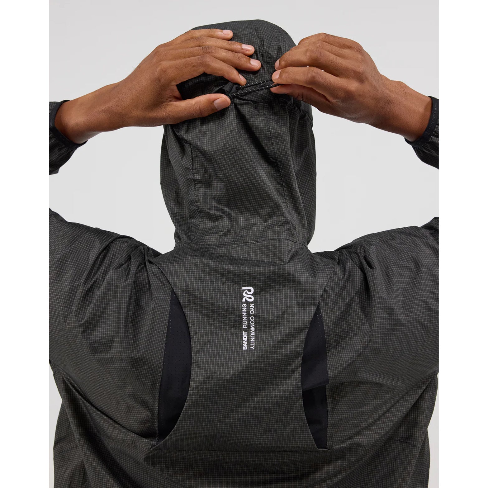 Men's RoccaRip Windbreaker Jacket Black - Achilles Heel