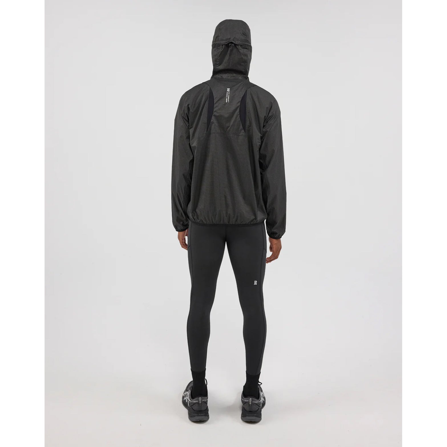 Men's RoccaRip Windbreaker Jacket Black - Achilles Heel
