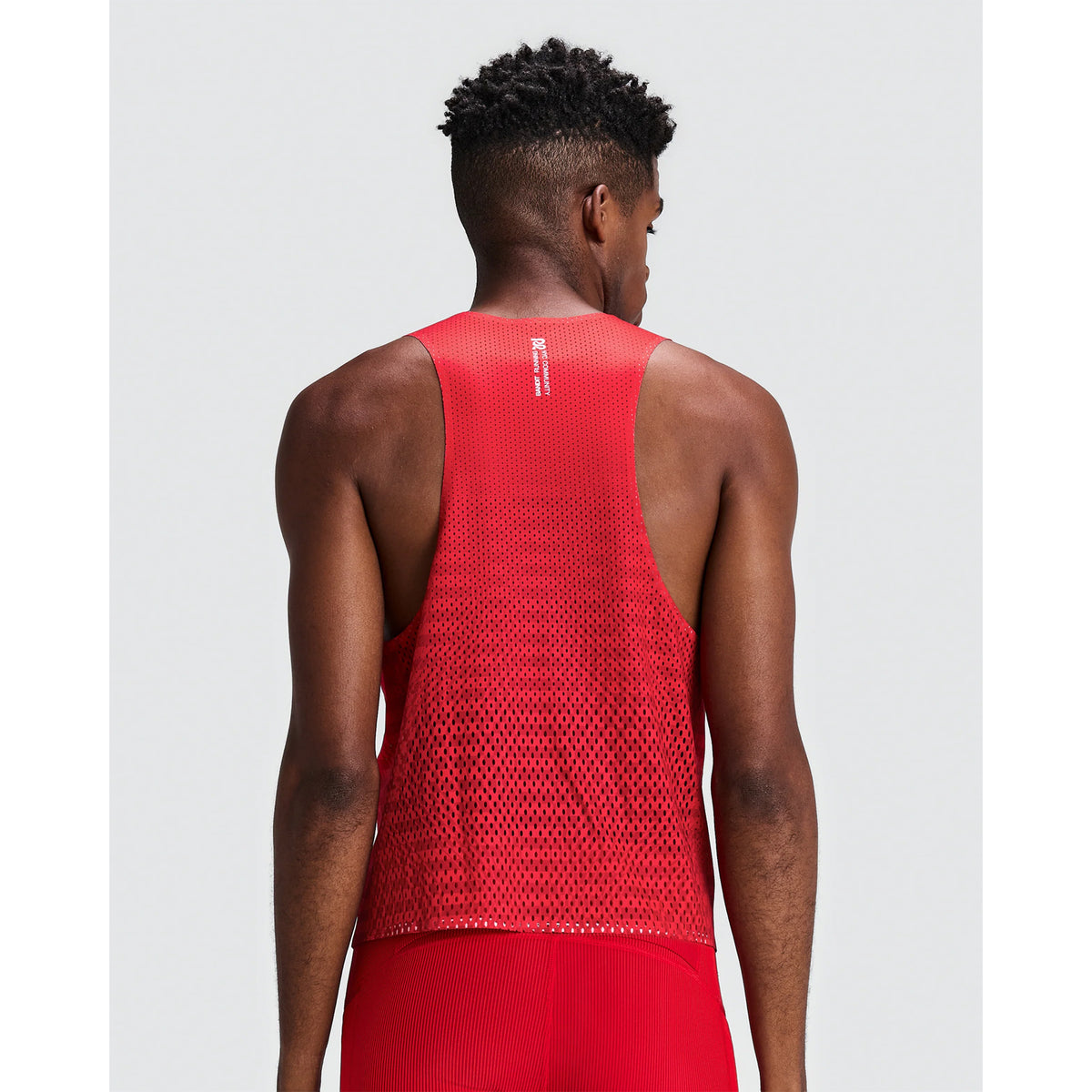 Men's Shredder Shorty Race Singlet Oxide Red