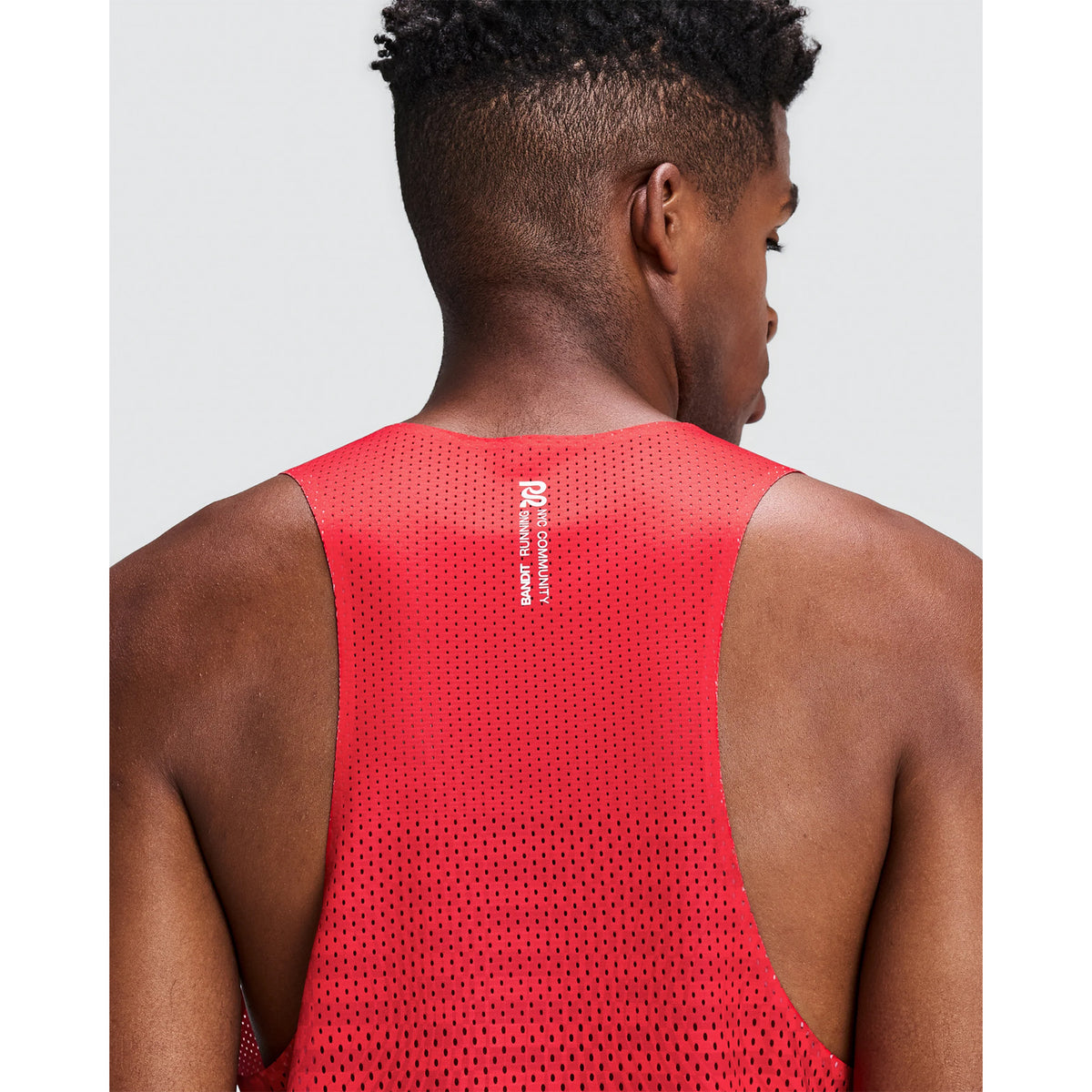 Men's Shredder Shorty Race Singlet Oxide Red