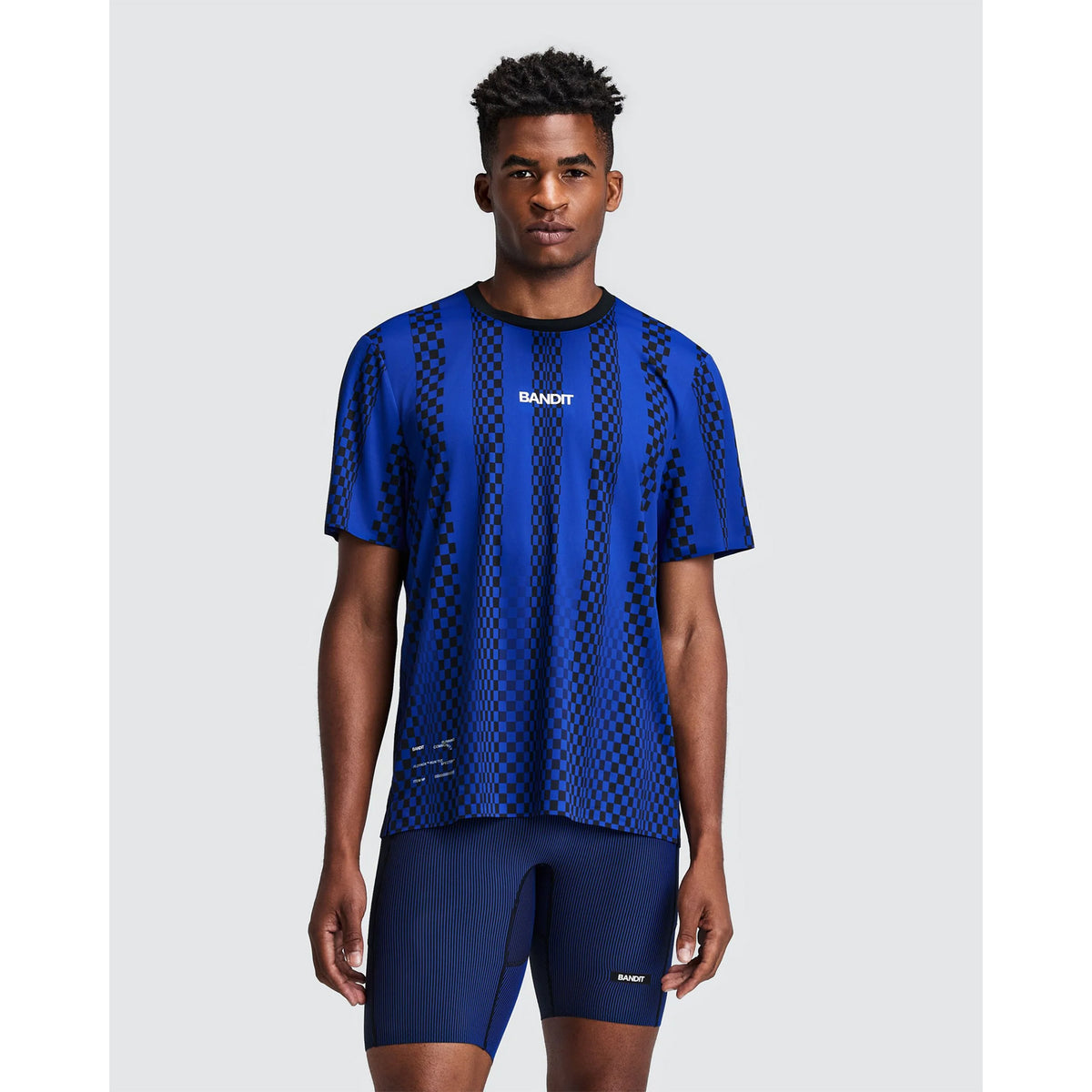 Men's Specter Performance Run Tee with Flopack Bauhaus Blue