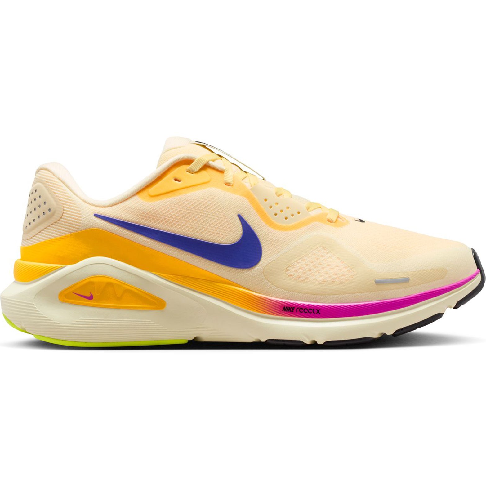 Men's Structure 26 Running Shoes Alabaster / Hyper Violet / Indigo Burst - Achilles Heel
