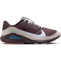 Men's Nike Structure 26 Running Shoes Baroque Brown Ironstone Sea Glass White outer side view showing double-stacked ZoomX and ReactX foam with midfoot support system for cushioned stability running