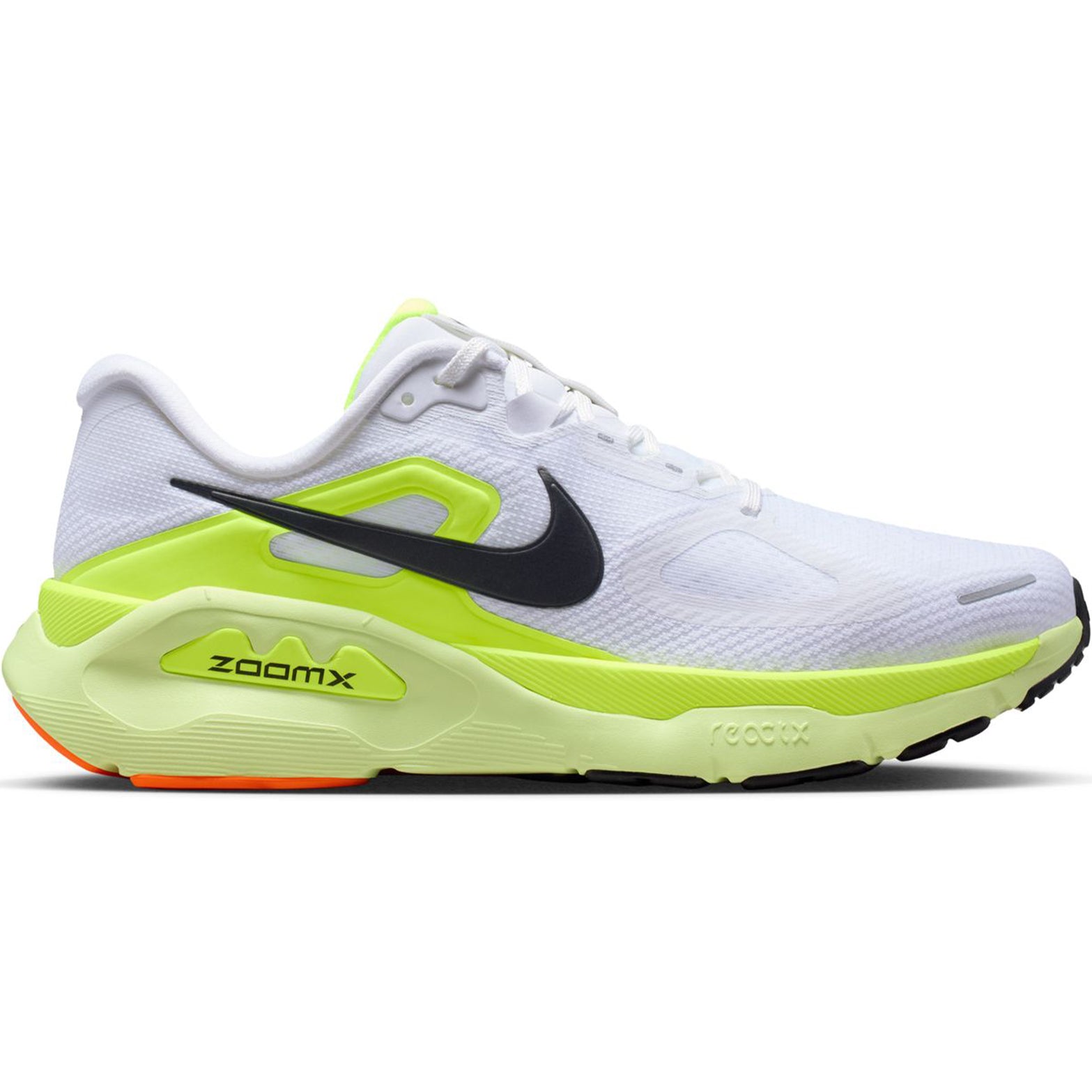 Men's Structure Plus Running Shoes White / Black / Pure Platinum / Volt - Achilles Heel