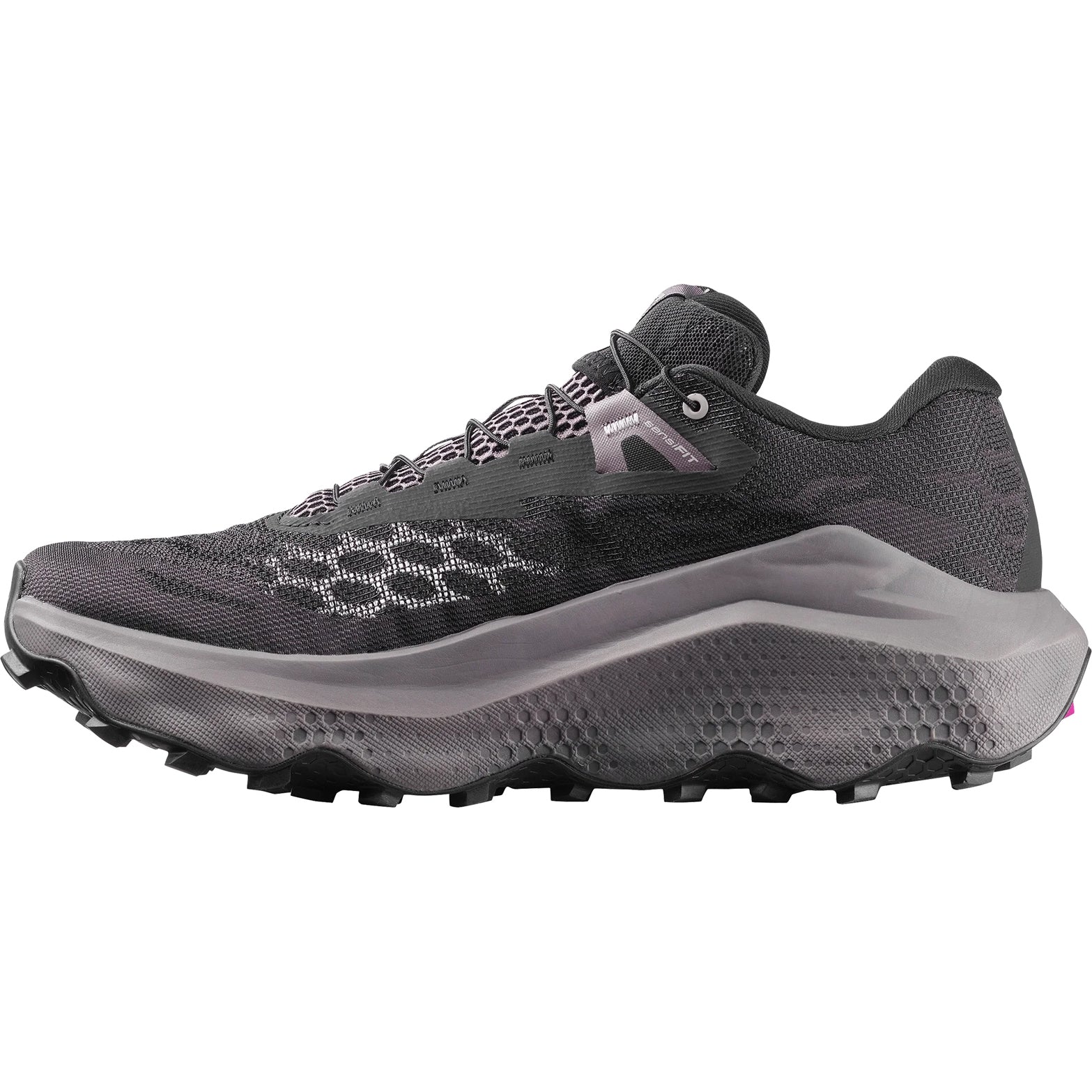 Men's Ultra Glide 4 Trail Running Shoes Black / Dark Gull Grey - Achilles Heel
