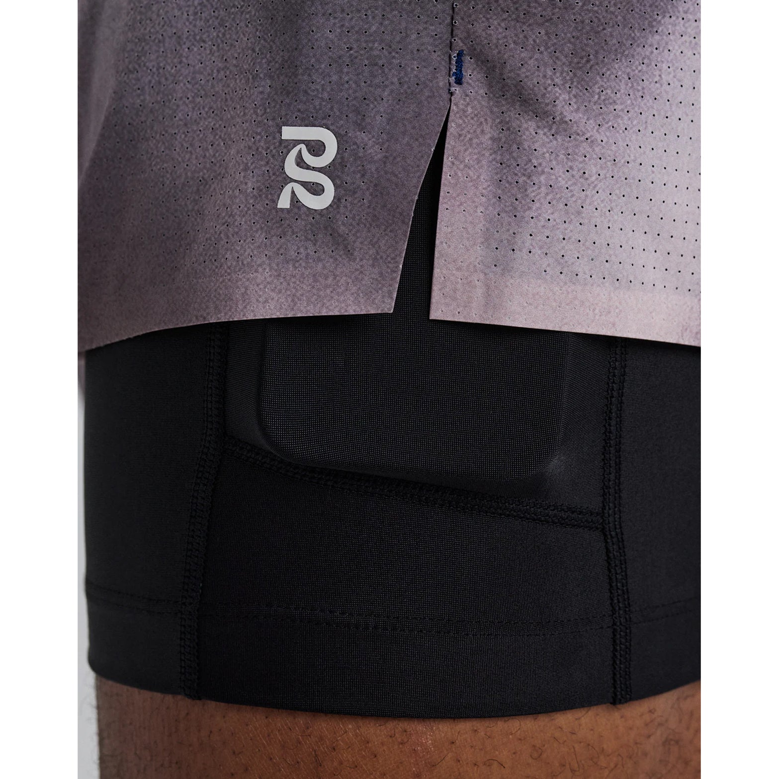 Men's Vento 5 Inch Run Shorts Flow State Aegean Multi