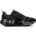 Nike Vomero 18 men's running shoe in Iron Grey / Black / Light Smoke Grey — outer view showing iron grey engineered mesh upper with black detailing, light smoke grey accent and dual-density ZoomX ReactX midsole profile