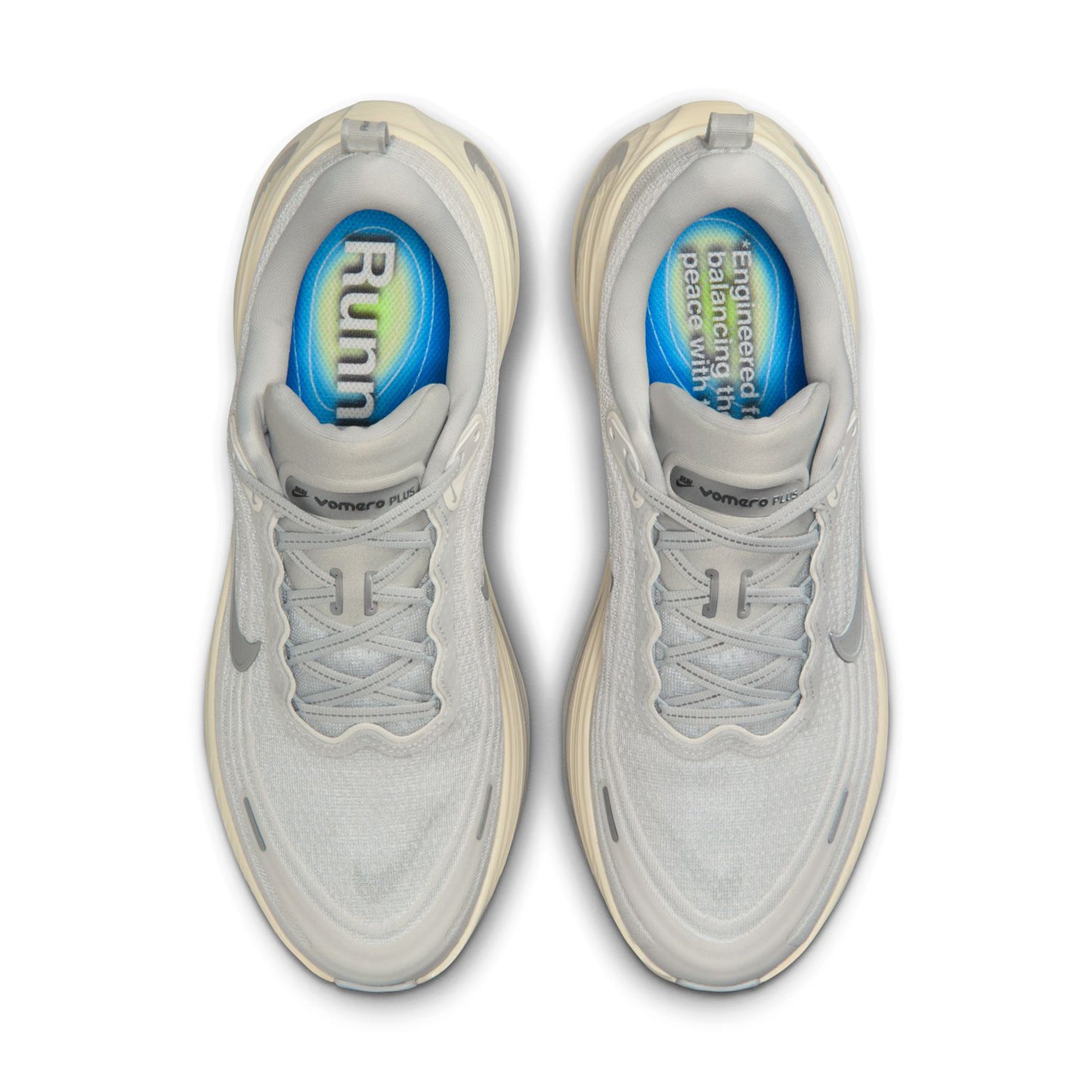 Men's Vomero Plus Running Shoes Platinum Tint / Grey Fog / Reflect Silver - Achilles Heel