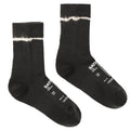Merino Nylon Tube Socks Tie-Dye Black