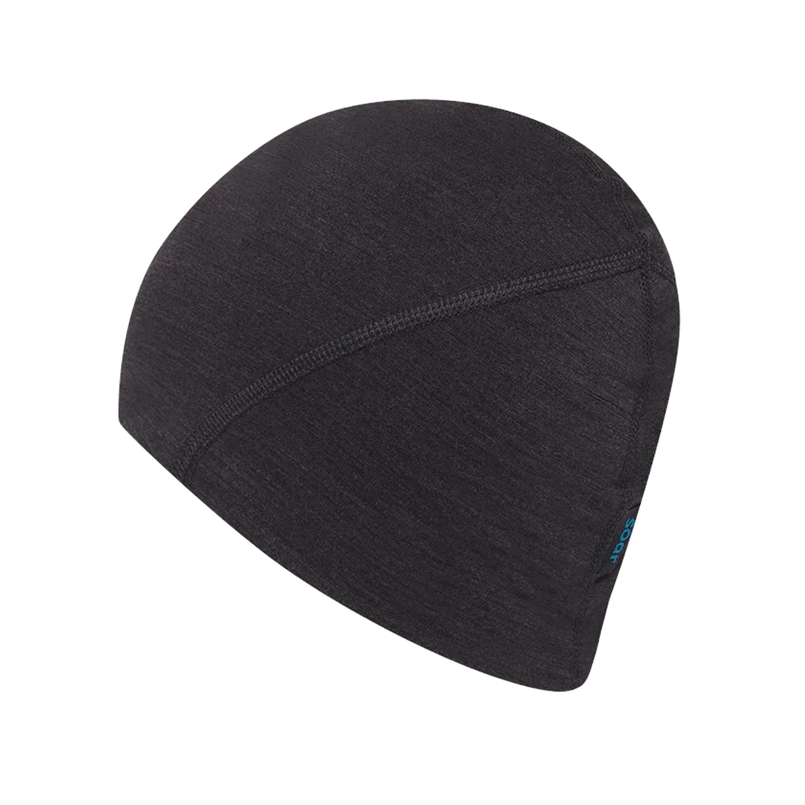 Merino Silk Beanie Dark Grey