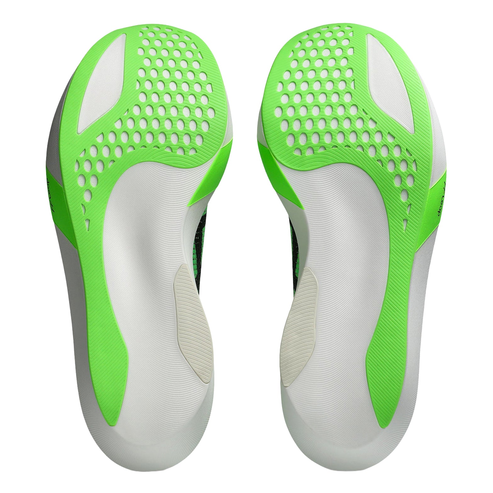 ASICS METASPEED SKY TOKYO EKIDEN Green Gecko/Black - outsole view displaying grip pattern and carbon plate positioning