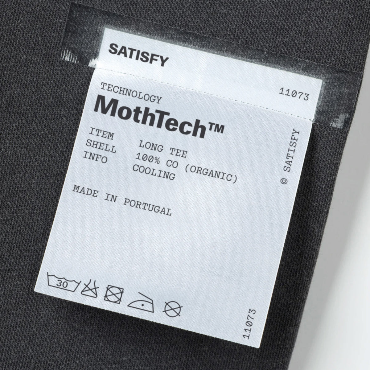 MothTech Long Tee Aged Black