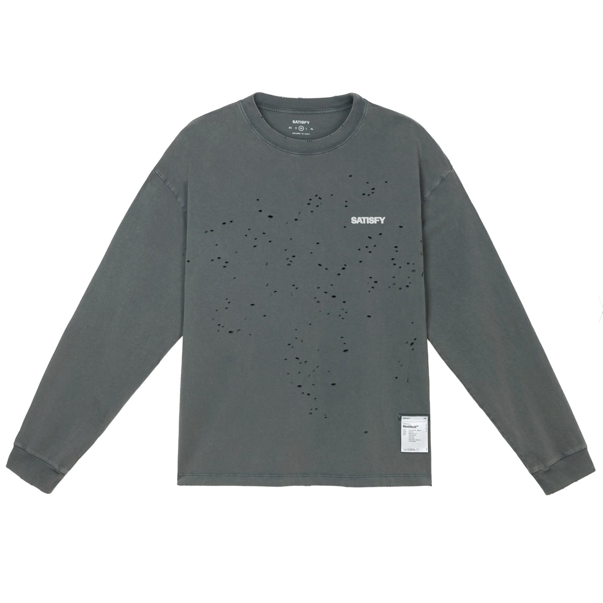 MothTech Long Tee Faded Black