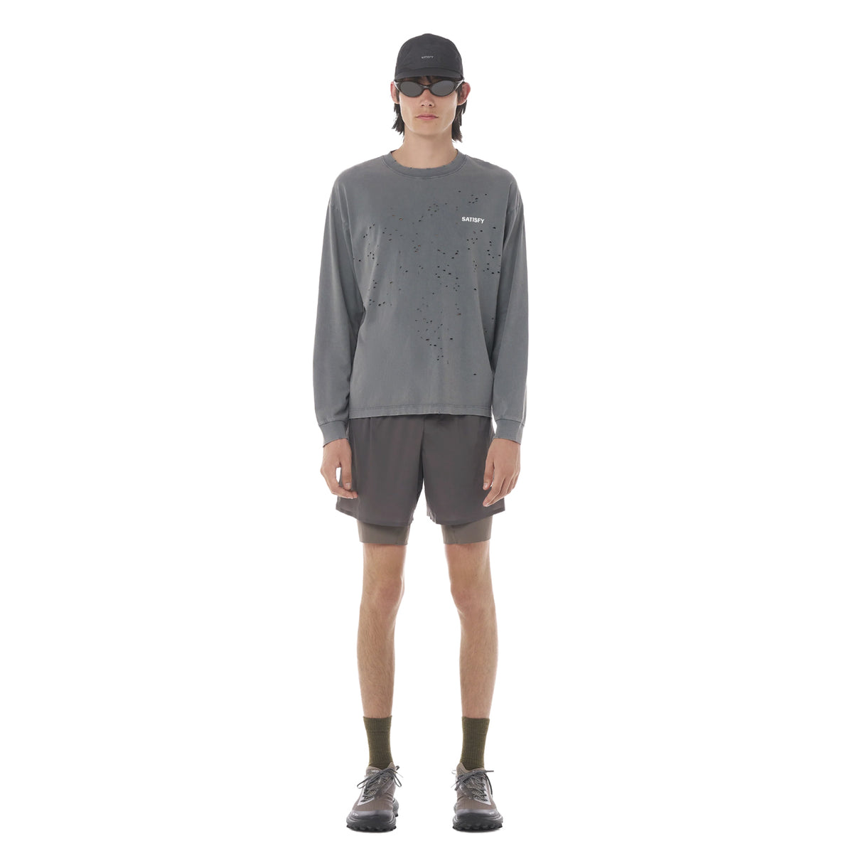 MothTech Long Tee Faded Black