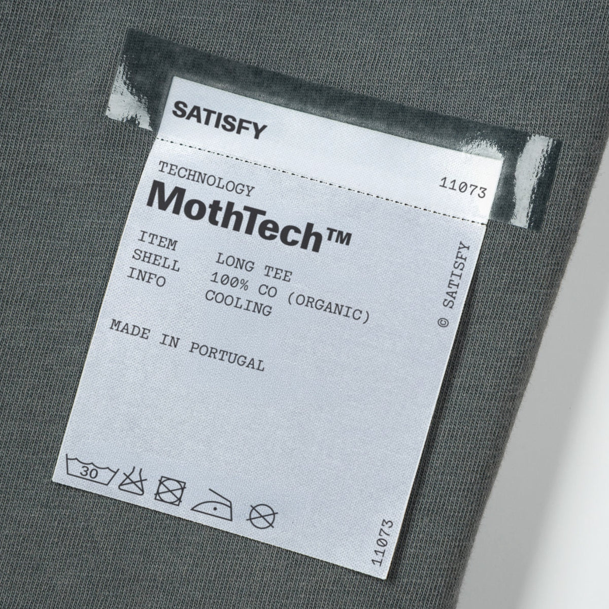 MothTech Long Tee Faded Black