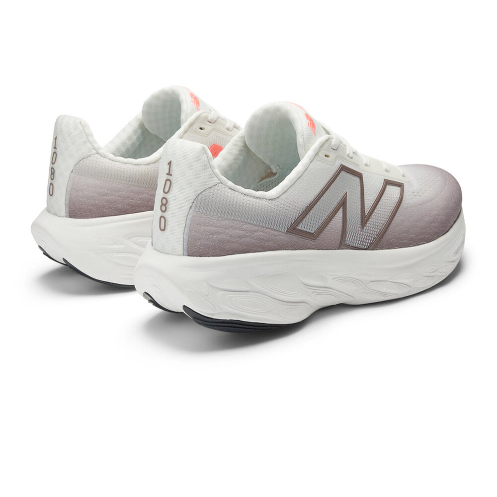 New Balance Men's 1080v14 Running Shoes Earth Shadow / Reflection / Urgent Red - achilles heel