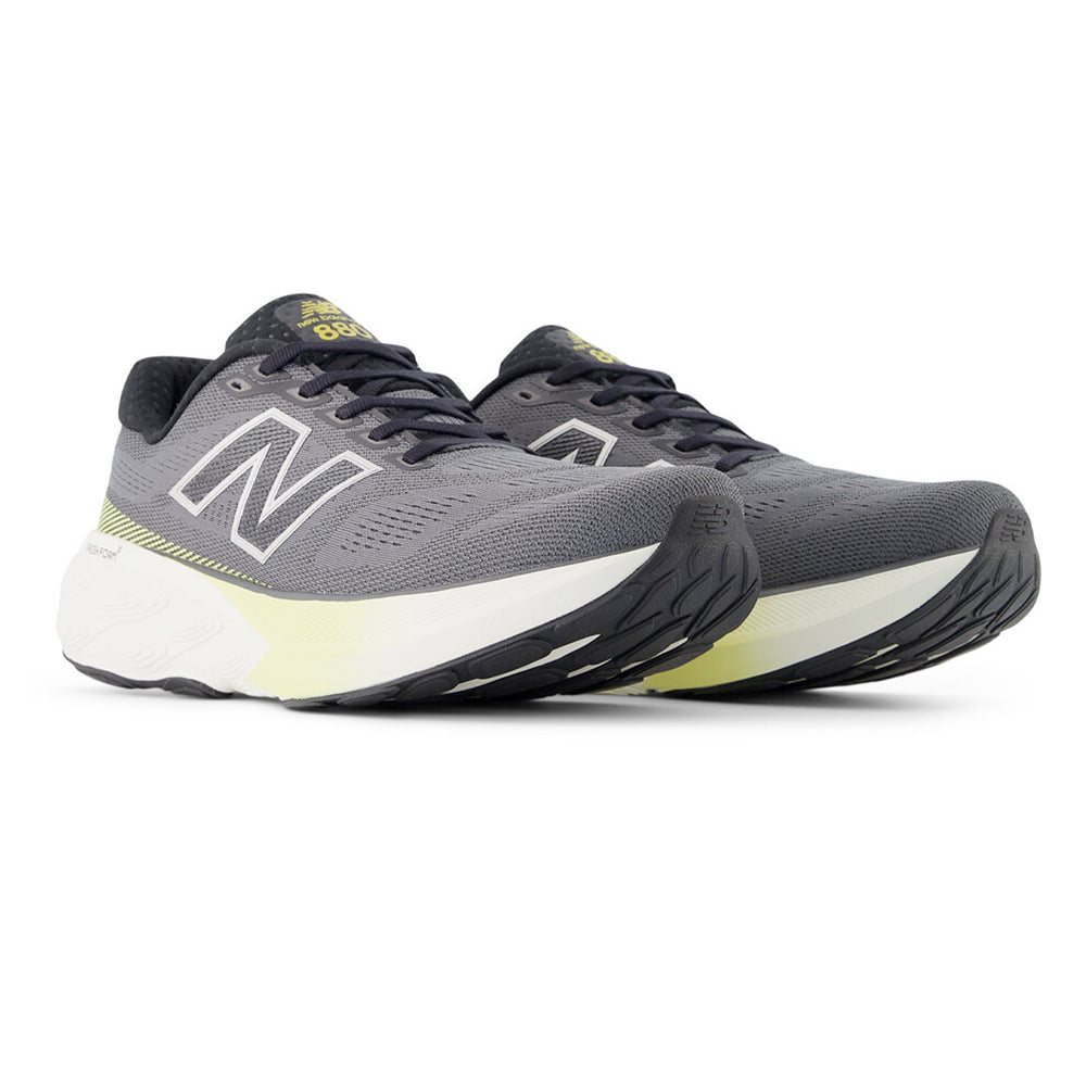 New Balance Men's 880v15 Running Shoes Black / Winter Grass / Castlerock - achilles heel