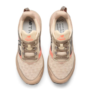 New Balance Men's Fresh Foam X Hierro v9 Trail Running Shoes Desert Clay / Earth Shadow / Urgent Red - achilles heel