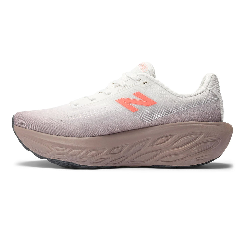 New Balance Women's 1080v14 Running Shoes Earth Shadow / Reflection / Urgent Red - Achilles Heel