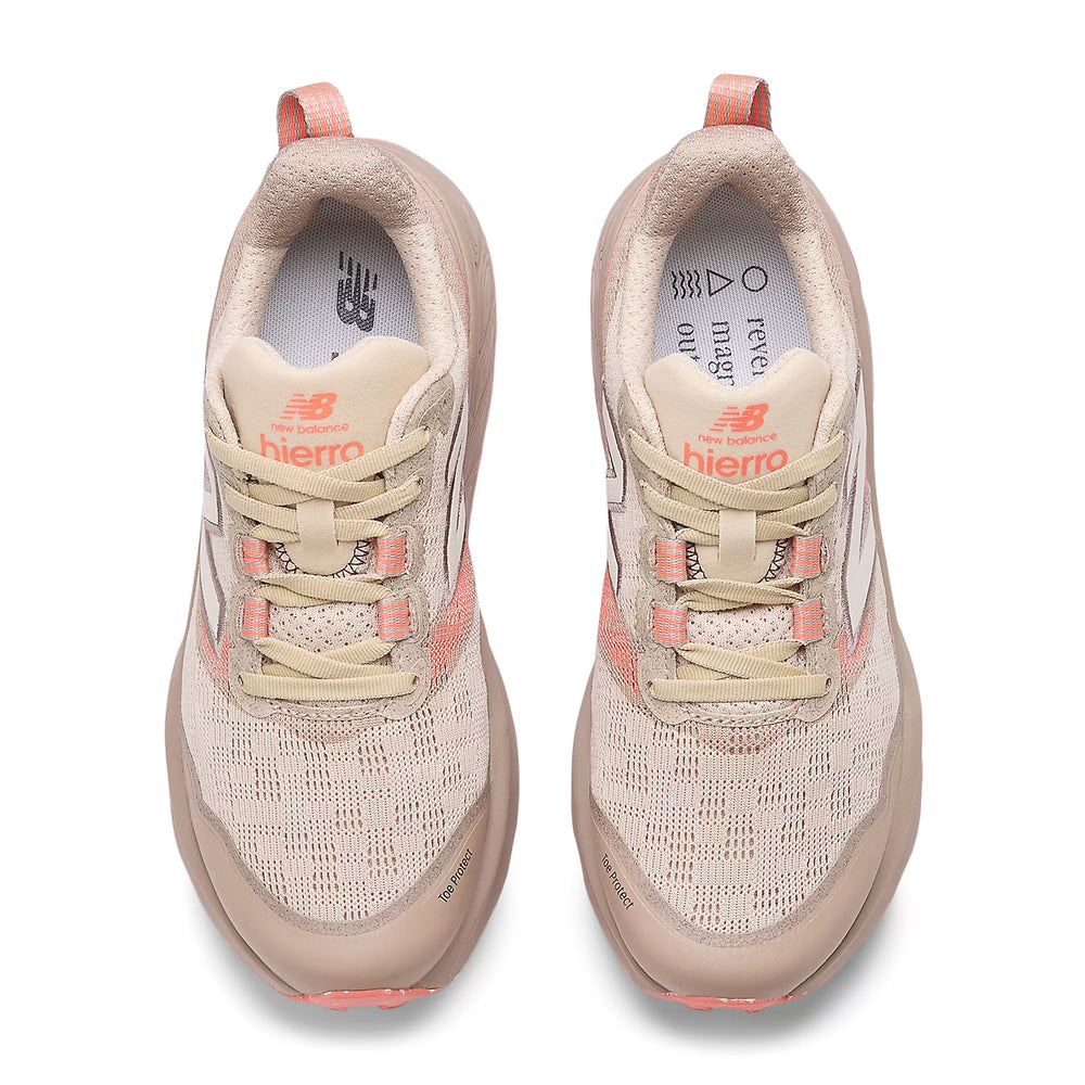New Balance Women's Fresh Foam X Hierro v9 Trail Running Shoes Desert Clay / Urgent Red / Urgent Red - achilles heel