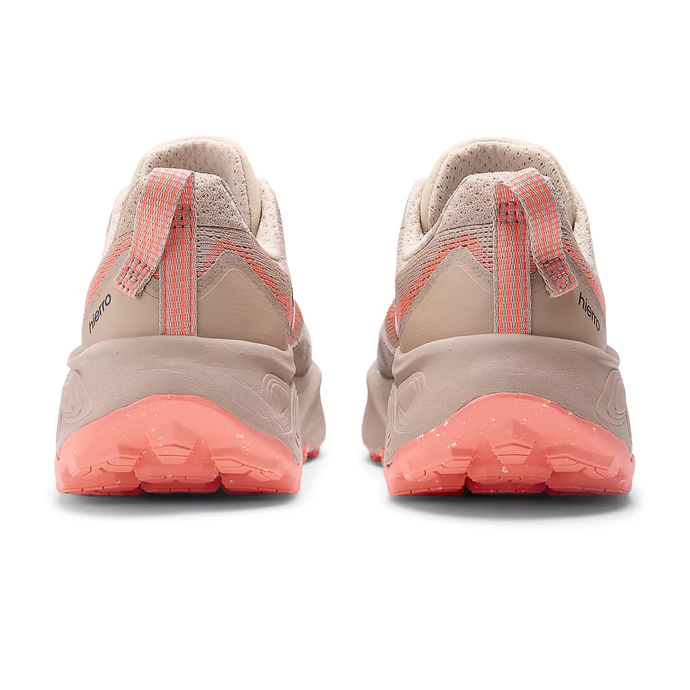New Balance Women's Fresh Foam X Hierro v9 Trail Running Shoes Desert Clay / Urgent Red / Urgent Red - achilles heel