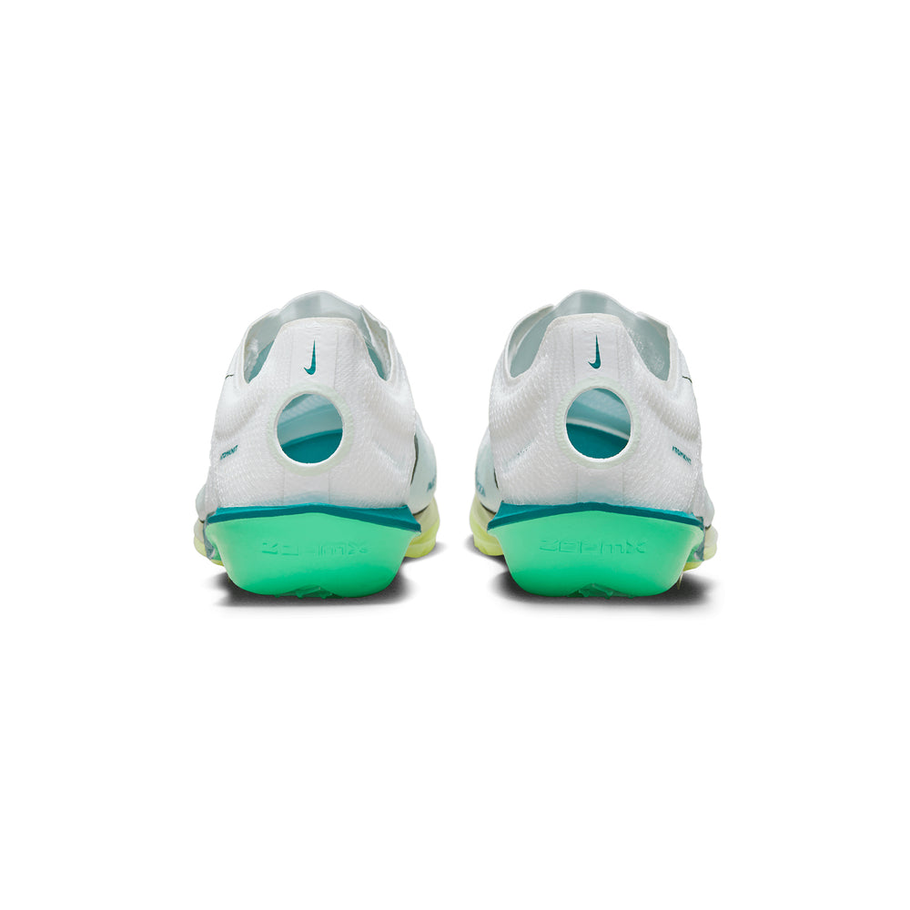 Nike Air Zoom Victory 2 Running Spikes White / Black / Bright Spruce / Electric Algae - achilles heel