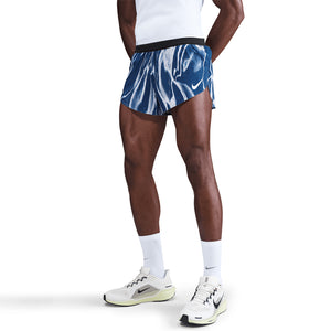 Nike Men's Dri-FIT AeroSwift ADV 2 Inch Running Shorts Coastal Blue / White - achilles heel