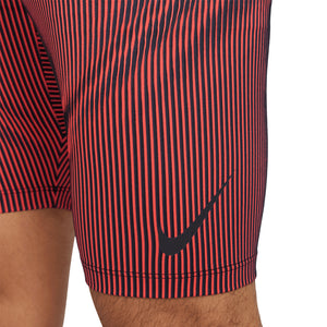 Nike Men's Dri-FIT AeroSwift ADV Half Tights Black / Bright Crimson / Obsidian / Black - Achilles Heel