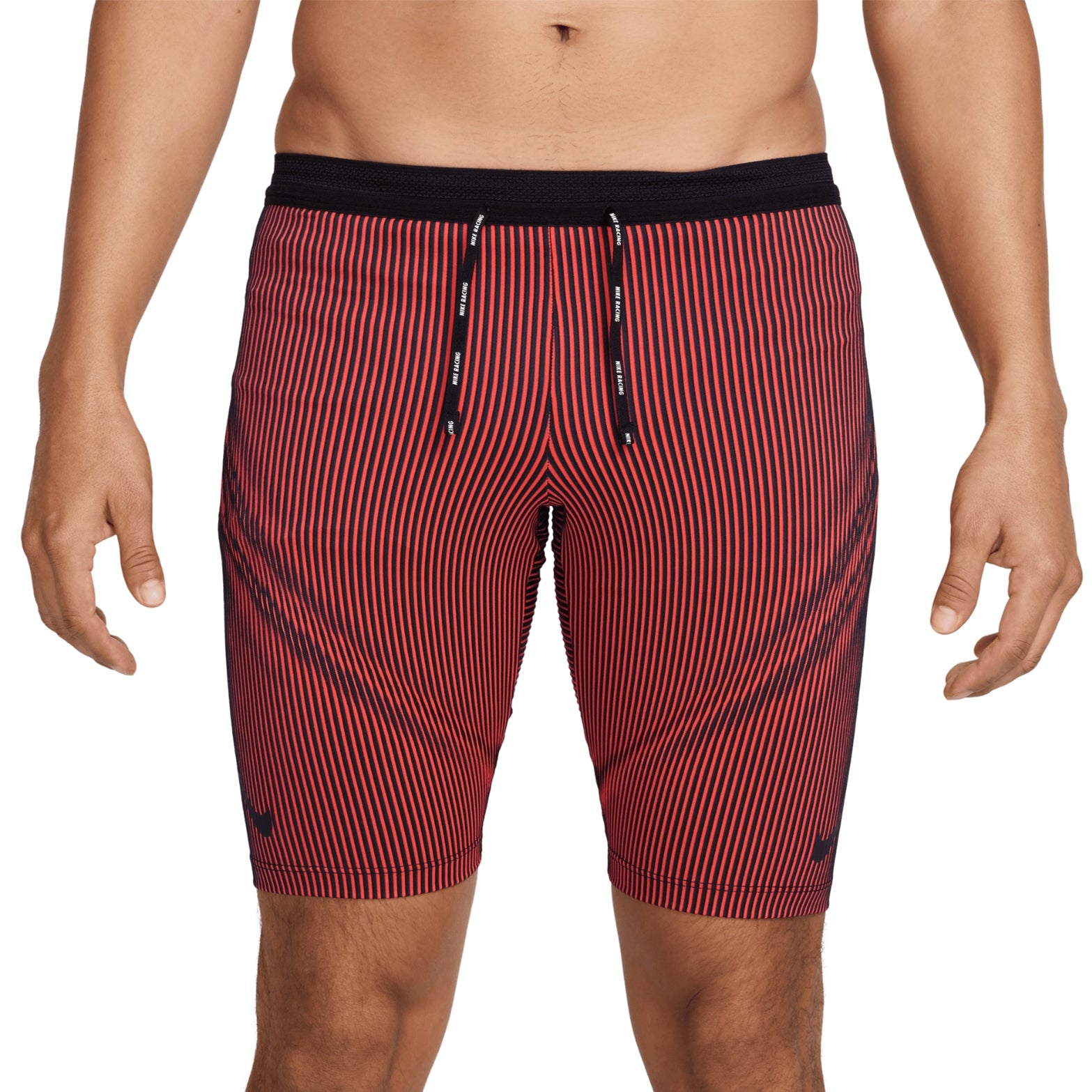 Men's Dri-FIT AeroSwift ADV Half Tights Black / Bright Crimson / Obsidian / Black - Achilles Heel