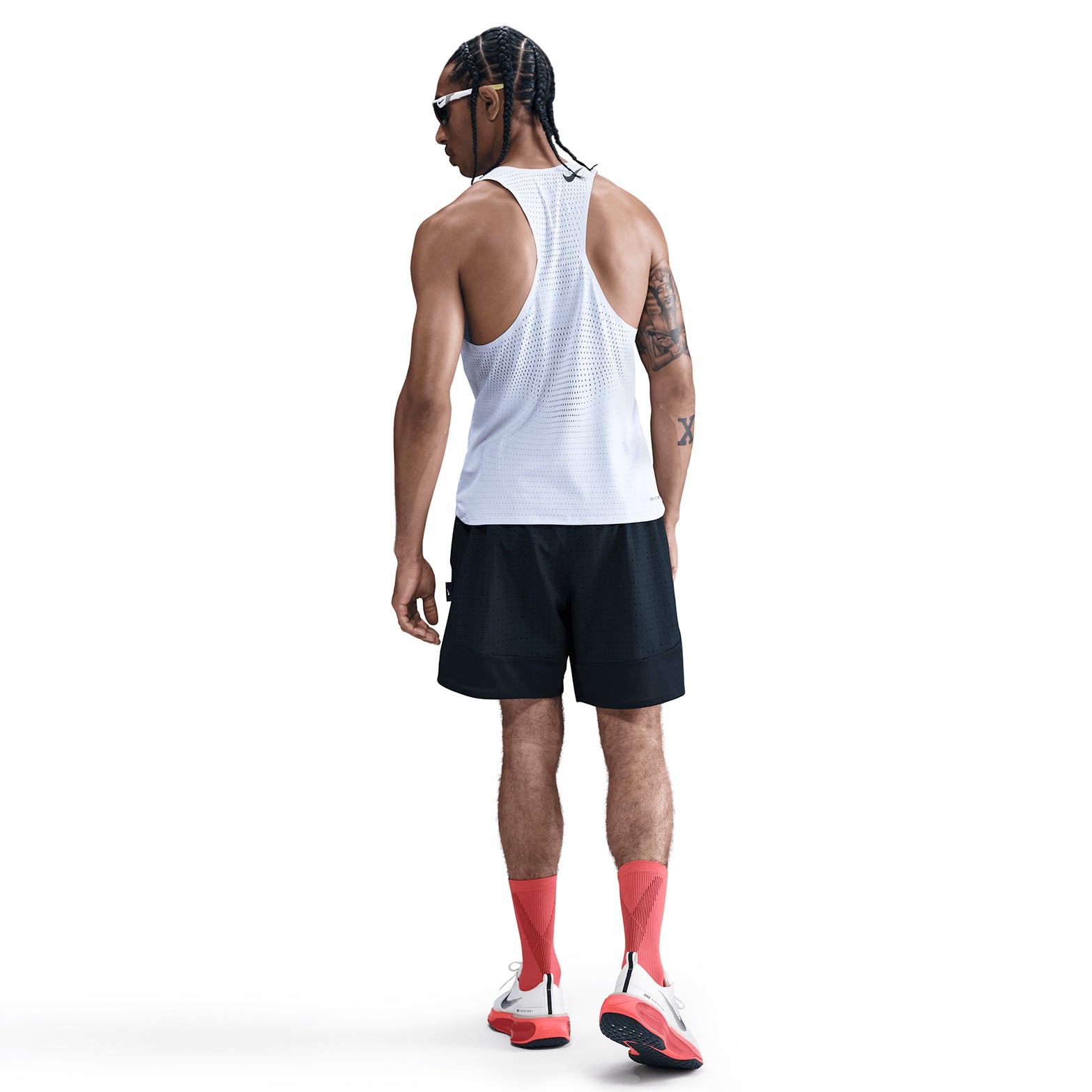 Men's Dri-FIT AeroSwift ADV Running Vest Ghost / Black - Achilles Heel