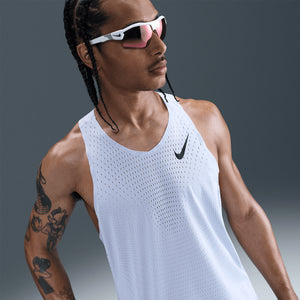 Nike Men's Dri-FIT AeroSwift ADV Running Vest Ghost / Black - Achilles Heel
