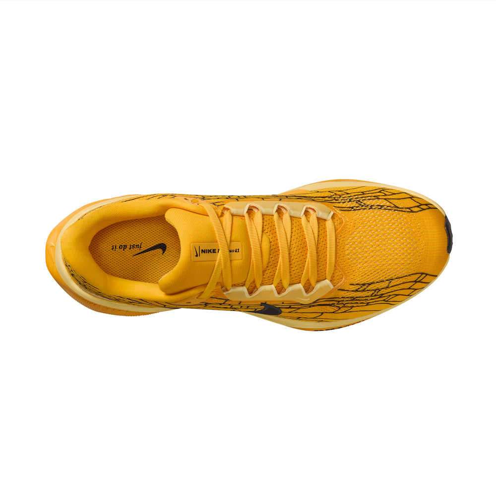 Nike Men's Pegasus 41 LV8 Running Shoes University Gold / Soft Yellow / Black - achilles heel