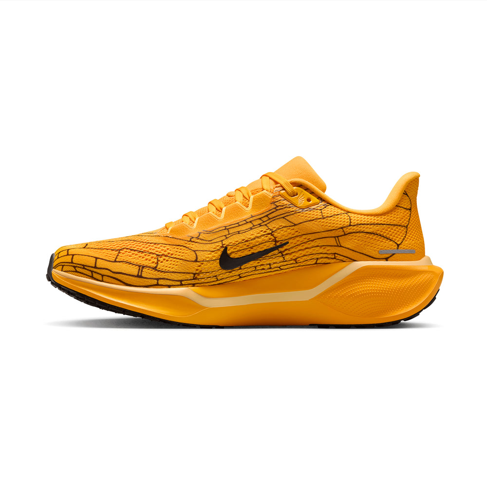 Nike Men's Pegasus 41 LV8 Running Shoes University Gold / Soft Yellow / Black - achilles heel