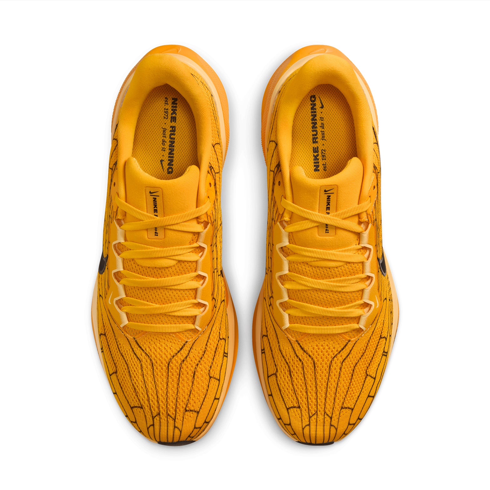 Men's Pegasus 41 LV8 Running Shoes University Gold / Soft Yellow / Black - Achilles Heel