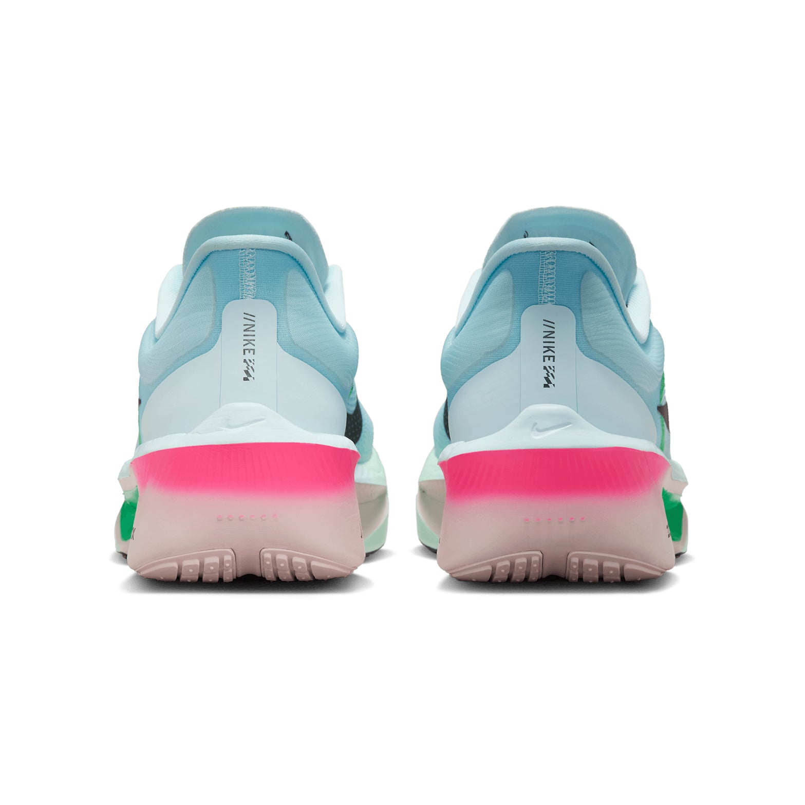 Men's Zoom Fly 6 Running Shoes Glacier Ice / Hyper Pink / Green Shock / Black - Achilles Heel