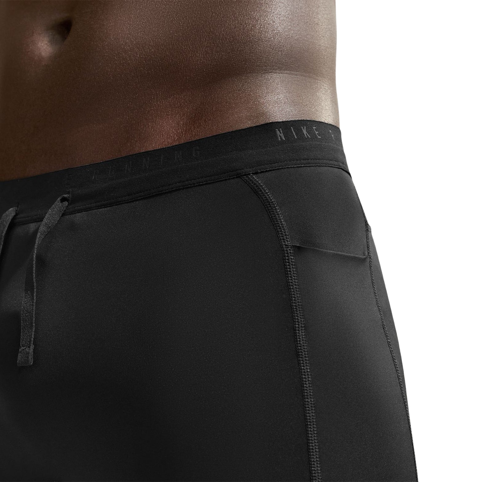 Nike Men's Stride Dri-FIT Half Tights Black - Achilles Heel