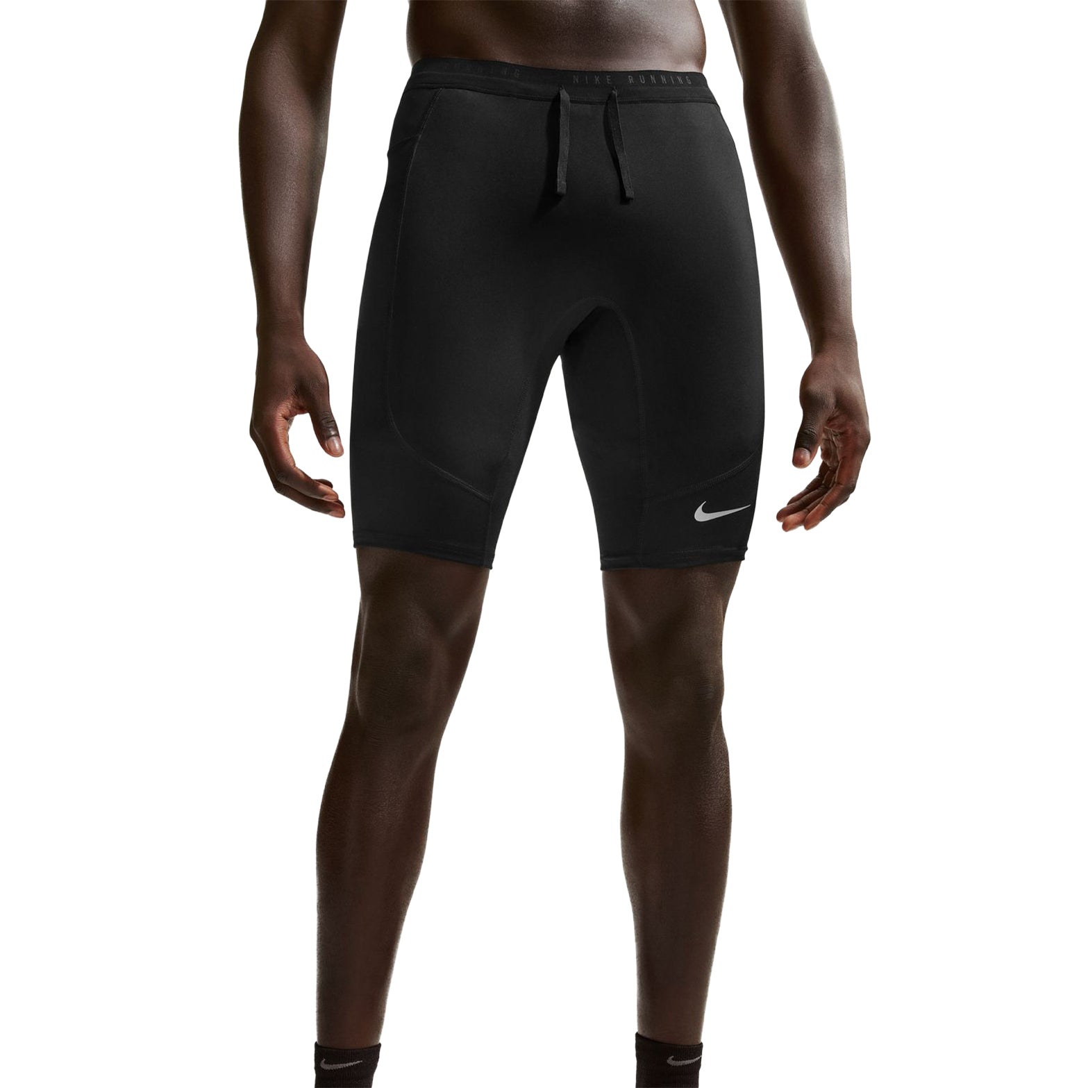 Nike Men's Stride Dri-FIT Half Tights Black - Achilles Heel