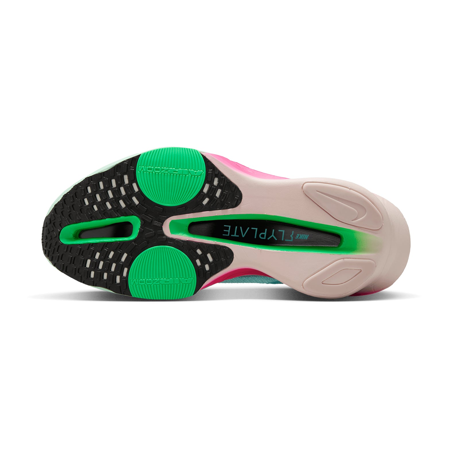 Women's Alphafly 3 Running Shoes Glacier Blue / Mint Foam / Green Shock / Black - Achilles Heel
