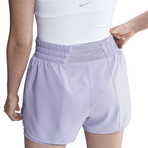 Nike Women's Dri-FIT High-Waisted 3 Inch 2 in 1 Shorts Lilac Ice - achilles heel