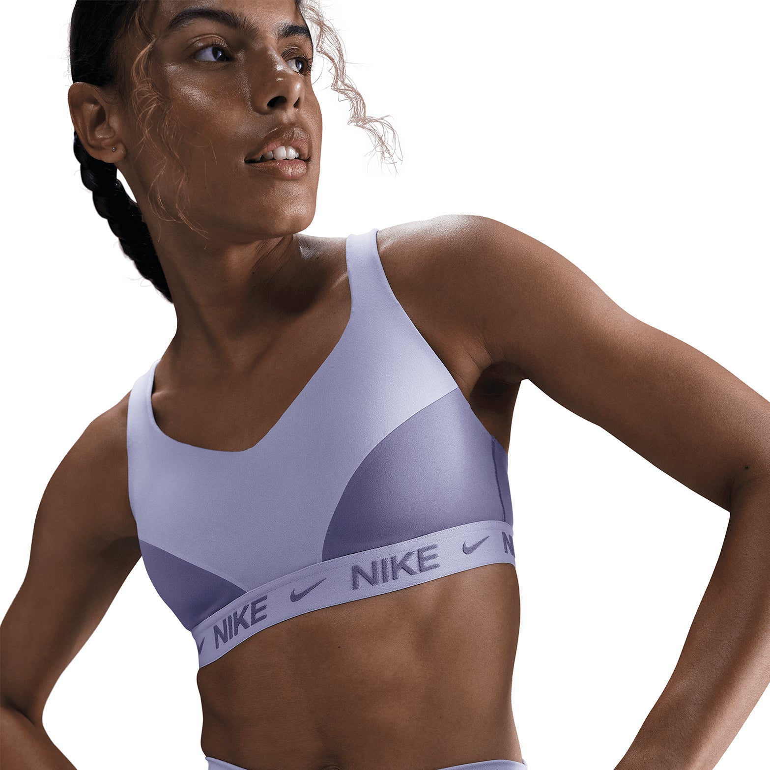 Women's Indy High-Support Sports Bra Lilac Ice / Dusty Amethyst - Achilles Heel