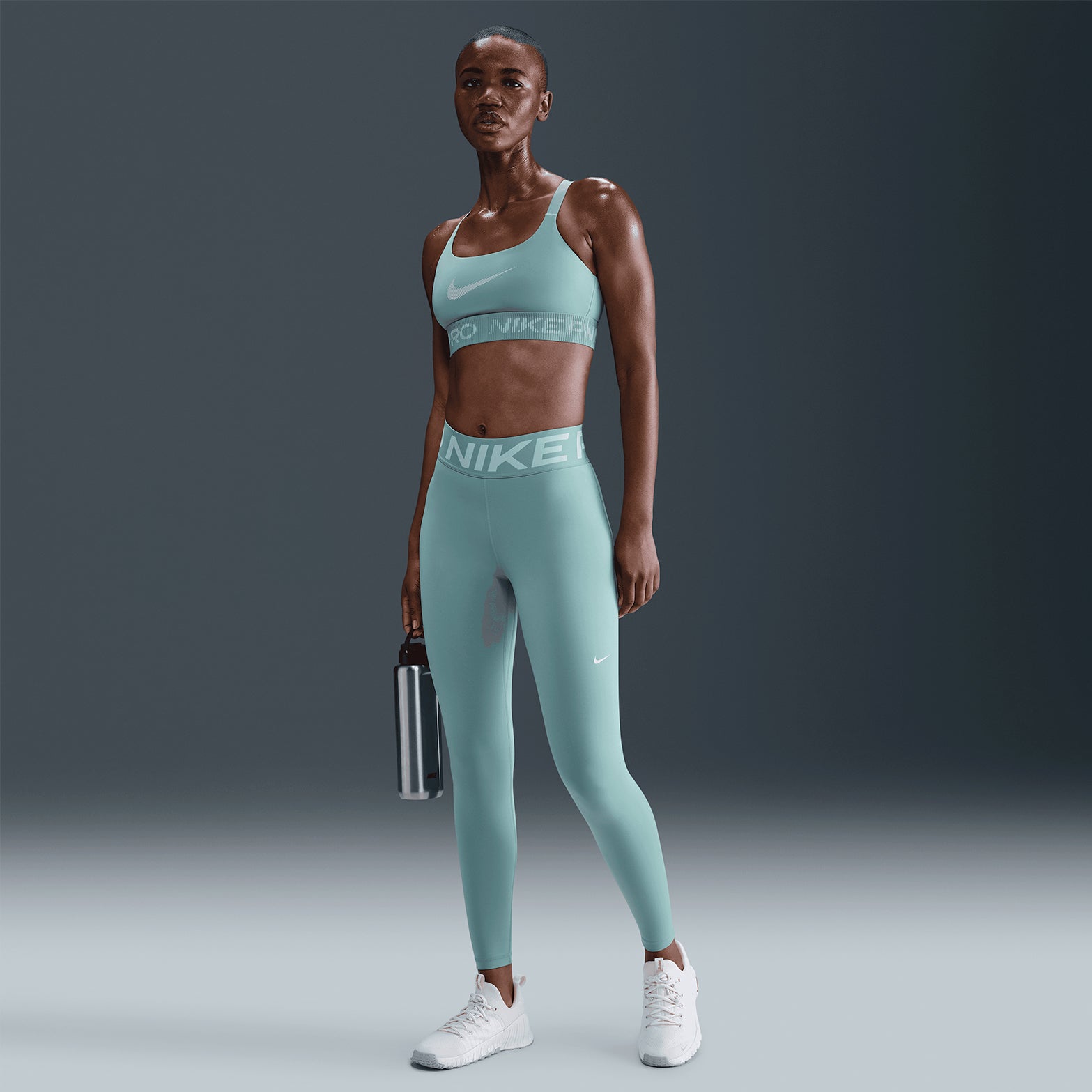 Women's Light-Support Sports Bra Cannon / Mint Foam / White - Achilles Heel