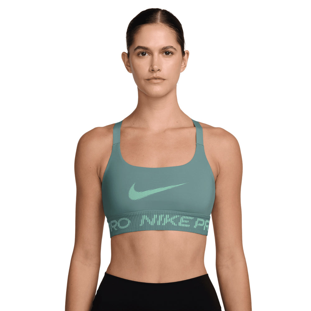 Nike Women's Light-Support Sports Bra Cannon / Mint Foam / White - achilles heel