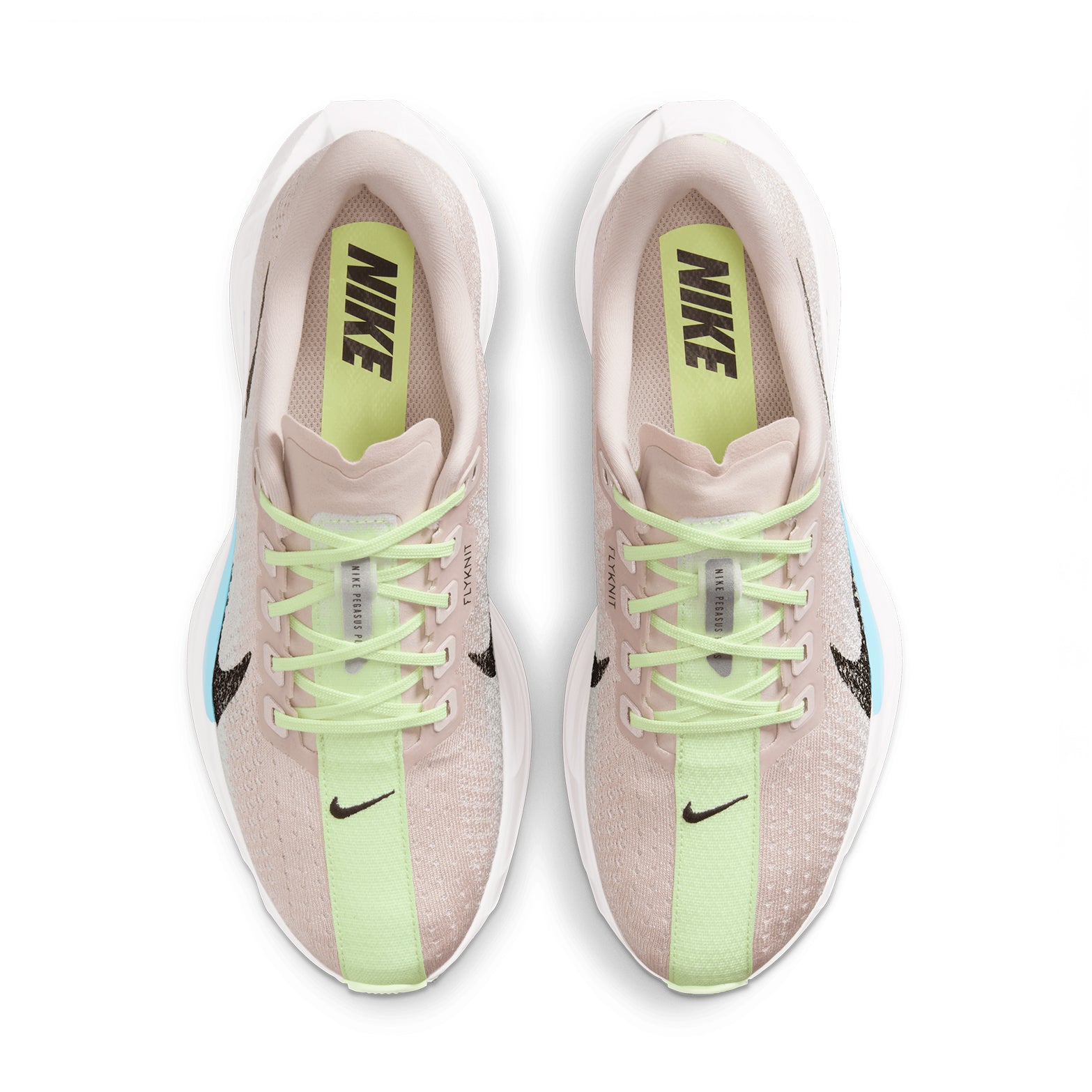Women's Pegasus Plus Running Shoes Silt Red / Barely Volt / Platinum Tint / Black - Achilles Heel