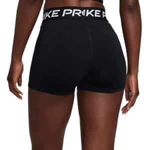 Nike Women's Pro Leak Protection: Period 3 Inch Short Black / White - Achilles Heel